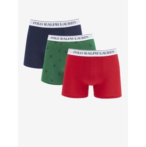 Polo Ralph Lauren Boxerky 3 ks Červená