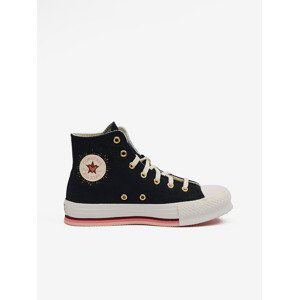 Converse Chuck Taylor All Star Eva Lift Tenisky dětské Čierna