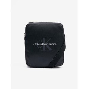 Calvin Klein Jeans Monogram Soft Reporter Taška Čierna