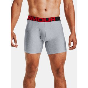 Under Armour UA Tech 6in Boxerky 2 ks Šedá