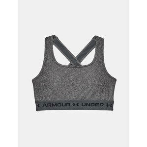 Under Armour Crossback Mid Heather Bra Podprsenka Šedá