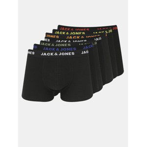 Jack & Jones Basic Boxerky 7 ks Čierna