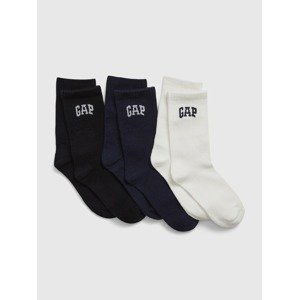 GAP Ponožky 3 páry detské Čierna