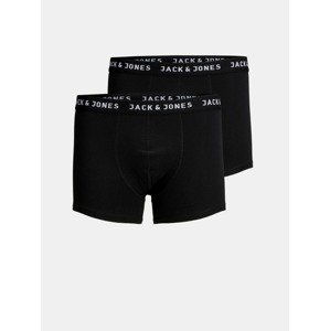 Jack & Jones Jon Boxerky 2 ks Čierna