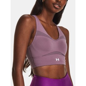 Under Armour Smartform Evo Mid LongL CF Športová podprsenka Fialová