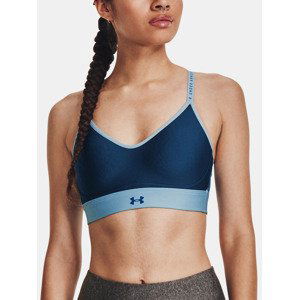 Under Armour Infinity Covered Low Športová podprsenka Modrá