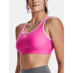 Under Armour Mid Padless Športová podprsenka Ružová