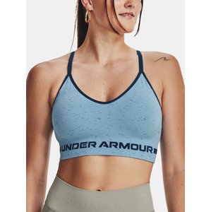 Under Armour UA Seamless Low Long Htr Športová podprsenka Modrá