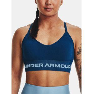 Under Armour UA Seamless Low Long Športová podprsenka Modrá