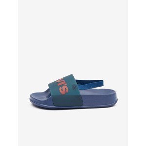 Levi's® Pool Translucent Mini Sandále detské Modrá