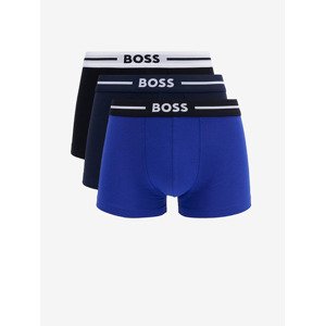 BOSS Boxerky 3 ks Čierna