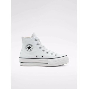 Converse Chuck Taylor All Star Lift Platform Canvas Tenisky Biela