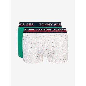 Tommy Hilfiger Boxerky 2 ks Zelená Biela