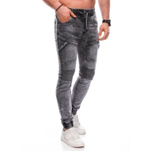 Trendy  šedé joggery P1465