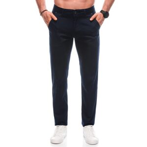 Tmavo modré chinos nohavice P1468