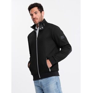 Trendy čierna bomber bunda V1 JANP-0154