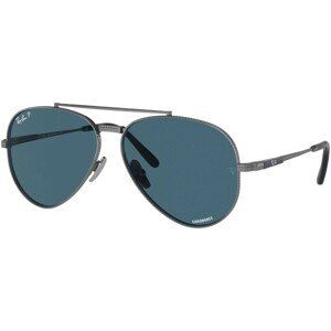 Ray-Ban Aviator Titanium Chromance Collection RB8225 3142S2 Polarized - M (58)