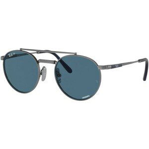 Ray-Ban Round II Titanium Chromance Collection RB8237 3142S2 Polarized - M (50)