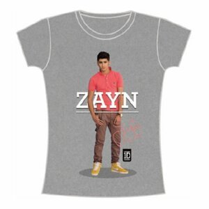 One Direction tričko Zayn Standing Pose Šedá L