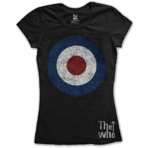 The Who tričko Target Distressed Čierna XL