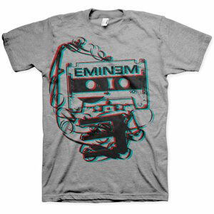 Eminem tričko Tape Šedá S