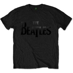 The Beatles tričko Drop T Logo Čierna L