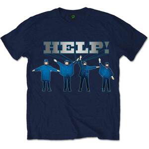 The Beatles tričko Help! Modrá S