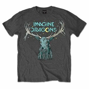 Imagine Dragons tričko Elk in Stars Šedá XXL