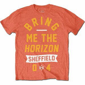 Bring me the horizon tričko Big Text Oranžová XL