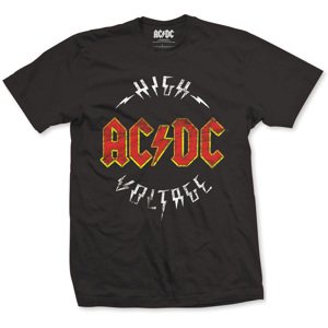 AC/DC tričko High Voltage Čierna S