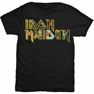 Iron Maiden tričko Eddie Logo Čierna L