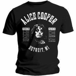 Alice Cooper tričko School's Out Lyrics Čierna S