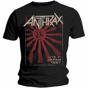 Anthrax tričko Live in Japan Čierna M
