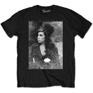 Amy Winehouse tričko Flower Portrait Čierna XXL