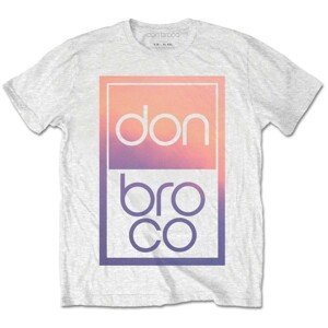 Don Broco tričko Gradient Biela XL