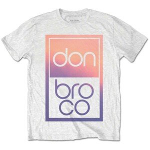 Don Broco tričko Gradient Biela XXL