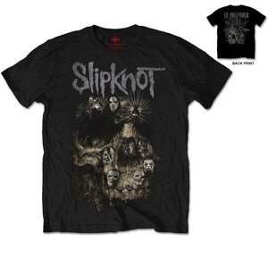 Slipknot tričko Skull Group Čierna M