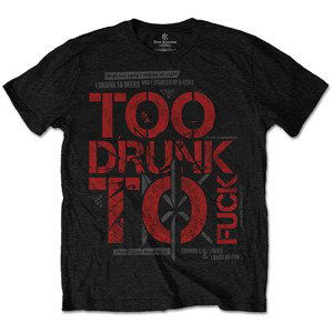 Dead Kennedys tričko Too Drunk Čierna L