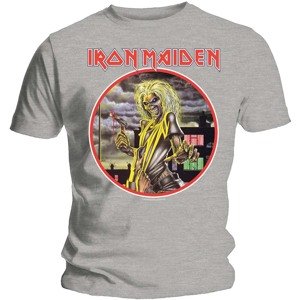 Iron Maiden tričko Killers Circle Šedá S