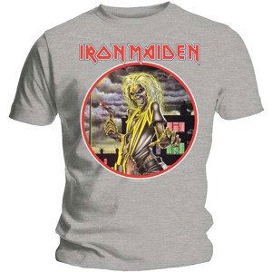 Iron Maiden tričko Killers Circle Šedá M