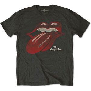 The Rolling Stones tričko Vintage Tongue Logo Šedá XL