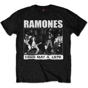 Ramones tričko CBGB 1978 Čierna M