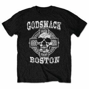 Godsmack tričko Boston Skull Čierna S