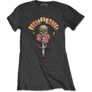 Guns N’ Roses tričko Dripping Dagger Šedá L