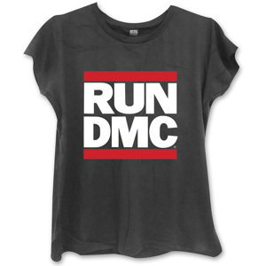 Run-DMC tričko Logo Čierna M