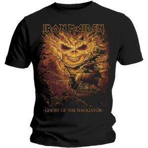 Iron Maiden tričko Ghost of the Navigator Čierna S