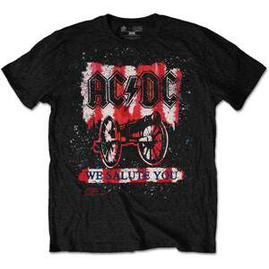AC/DC tričko We Salute You Bold Čierna XXL