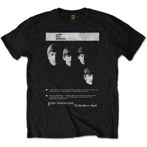 The Beatles tričko With The Beatles 8 Track Čierna L