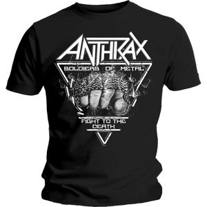 Anthrax tričko Soldier of Metal FTD Čierna XXL