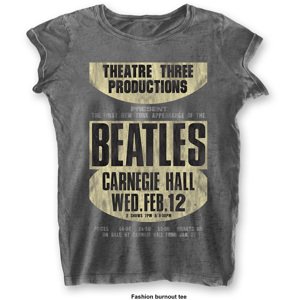 The Beatles tričko Carnegie Hall Šedá M